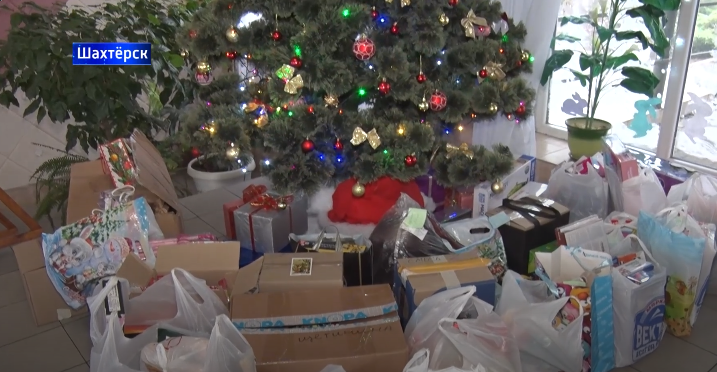 Новогоднее чудо! Благотворительный Фонд передал подарки Шахтёрскому детскому дому - интернату для инвалидов1680614567