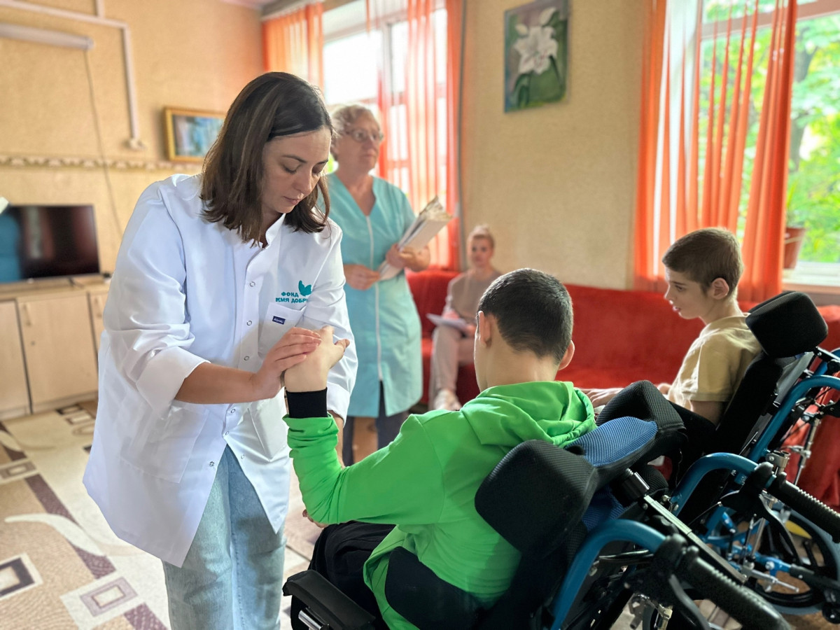 Продолжаем разрабатывать «Маршрут спасения» для сирот-инвалидов из Шахтёрского интерната.1709292156