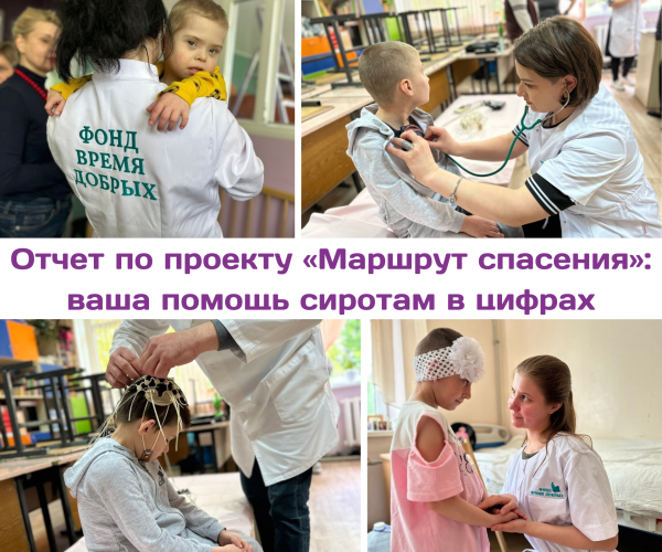 Маршрут построен! Более 90 сирот-инвалидов со всей Донецкой Народной Республики регулярно получают помощь в рамках уникального проекта «Маршрут спасения»1711463129