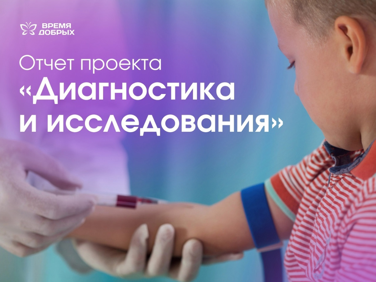 Отчет проекта «Диагностика и исследования»: помощь, которую нельзя отложить на завтра1738837912