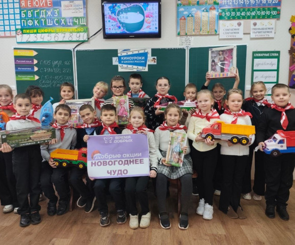 Вместе мы — сила: школьники и студенты Республики подарили новогоднее чудо тяжелобольным детям Донбасса1768805111