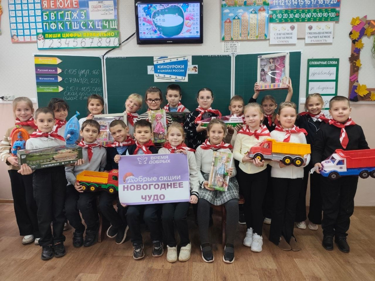 Вместе мы — сила: школьники и студенты Республики подарили новогоднее чудо тяжелобольным детям Донбасса1768805111