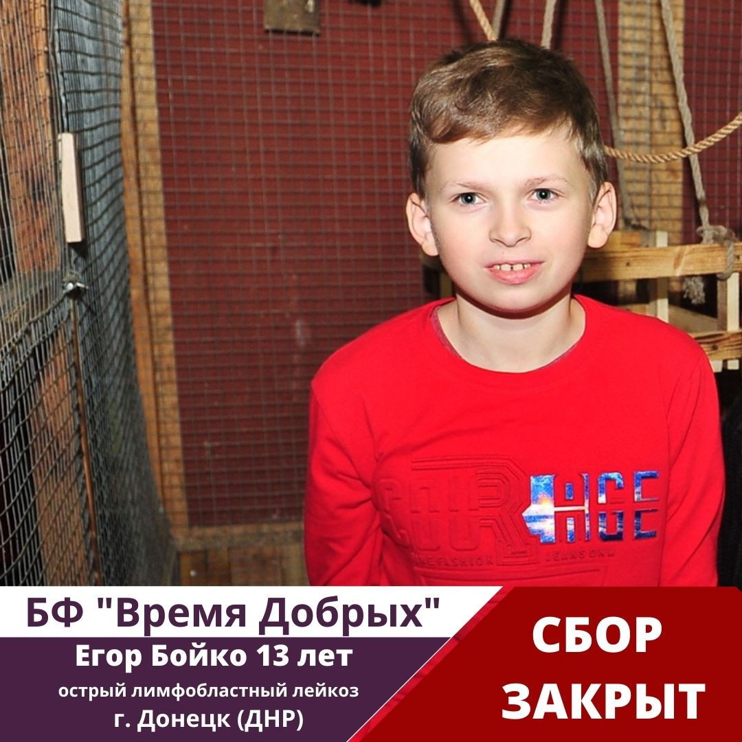СБОР ДЛЯ ЕГОРА БОЙКО ЗАКРЫТ1613312624