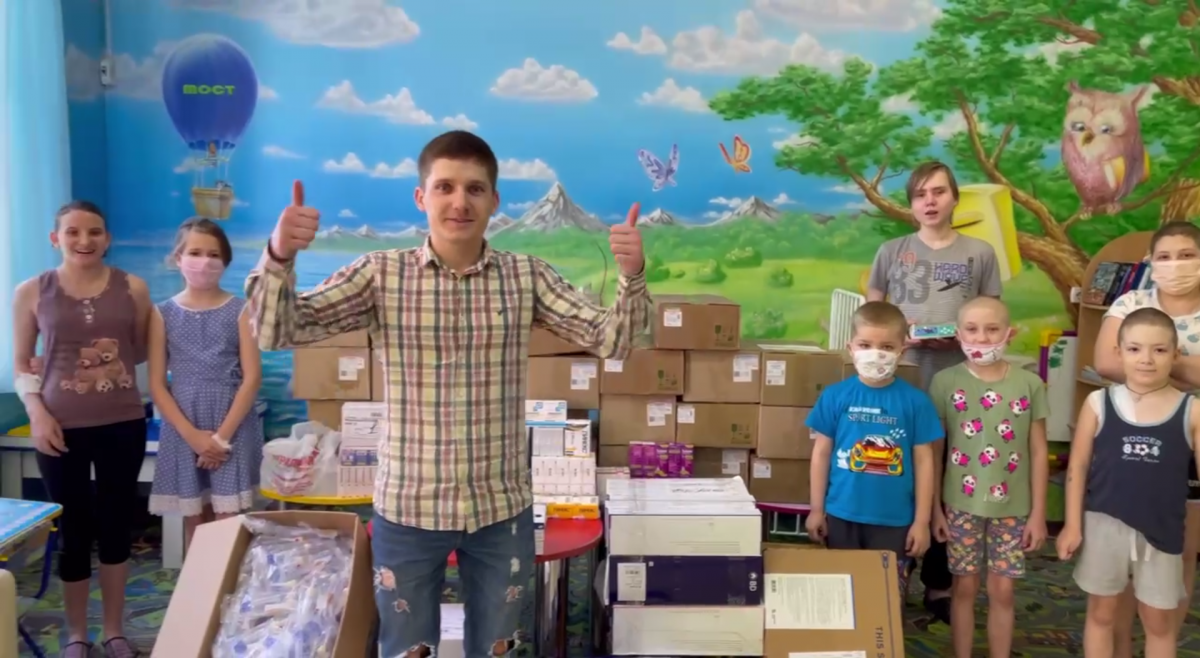 Наш фонд постоянно помогает детским онкоотделениям Донецка1658136230